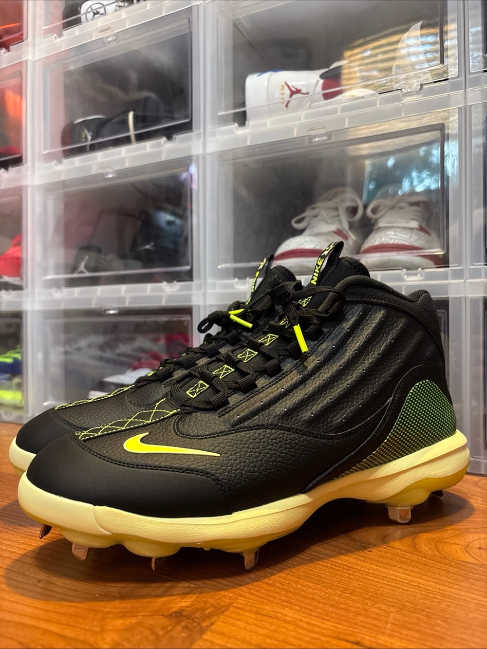 Nike Griffey 2 Black Volt ASG HF3840-001 Metal Baseball Cleats Men's Sz 12 NWOB